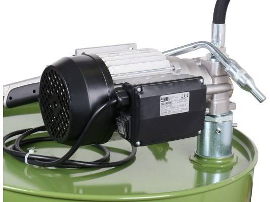 Pompa electrica 230V transfer ulei pentru butoi, debit 9L/ min