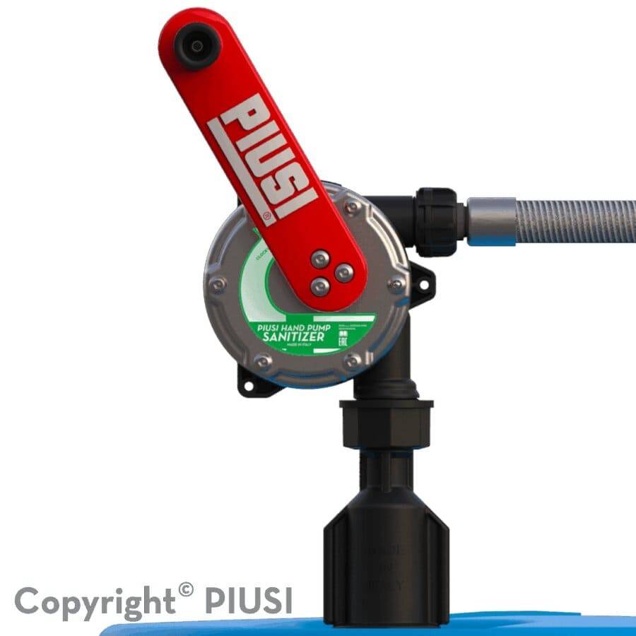Pompa manuala rotativa transfer fluide de igienizare pentru butoil 200L