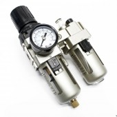 Unitate întreținere aer comprimat: filtru, regulator și lubrifiant 1/4 