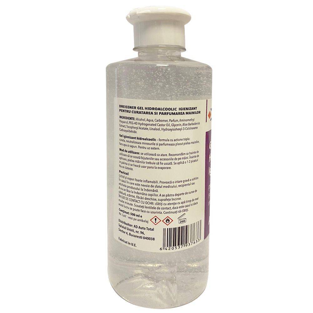 Gel antibacterian dezinfectant pentru maini, 500 ml