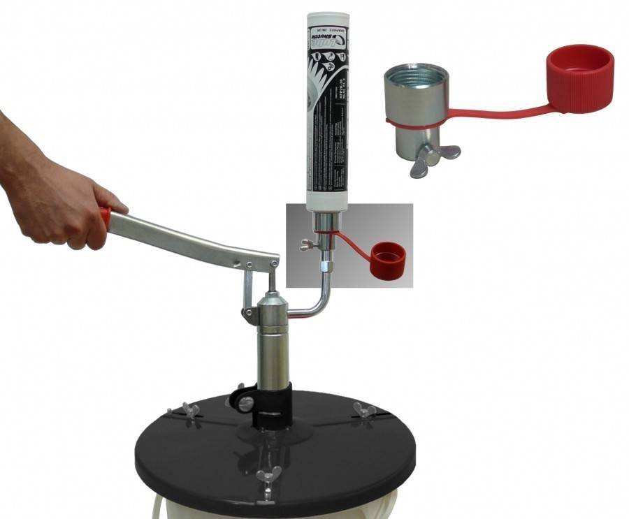 Pompa manuala umplere tecalemit si cartus LubeShuttle - 50Kg 
