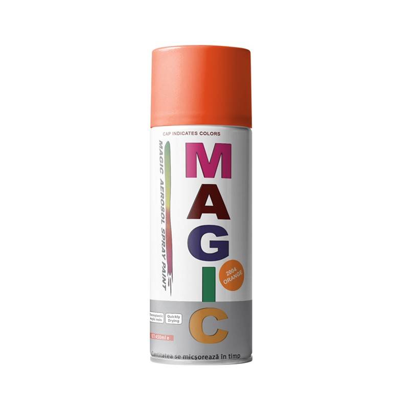 Spray vopsea Magic portocaliu 2004, 450 ml