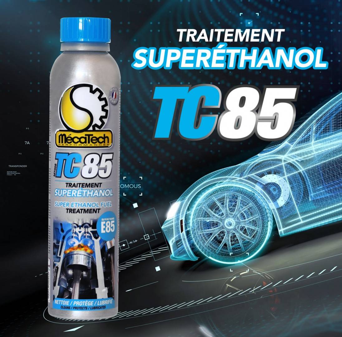 TC85 Super Etanol - Tratament pentru combustibil E85 (benzina), 300 ml