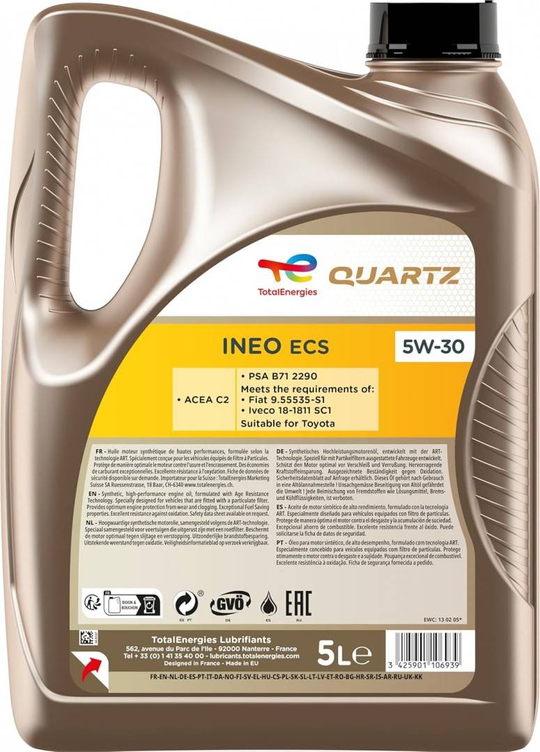 Total Quartz INEO ECS 5W-30, 5L