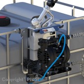 Pompa automata transfer fluide de igienizare pentru IBC